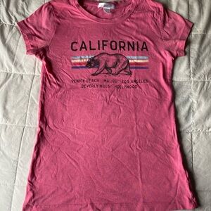 Pink Graphic Tee Small